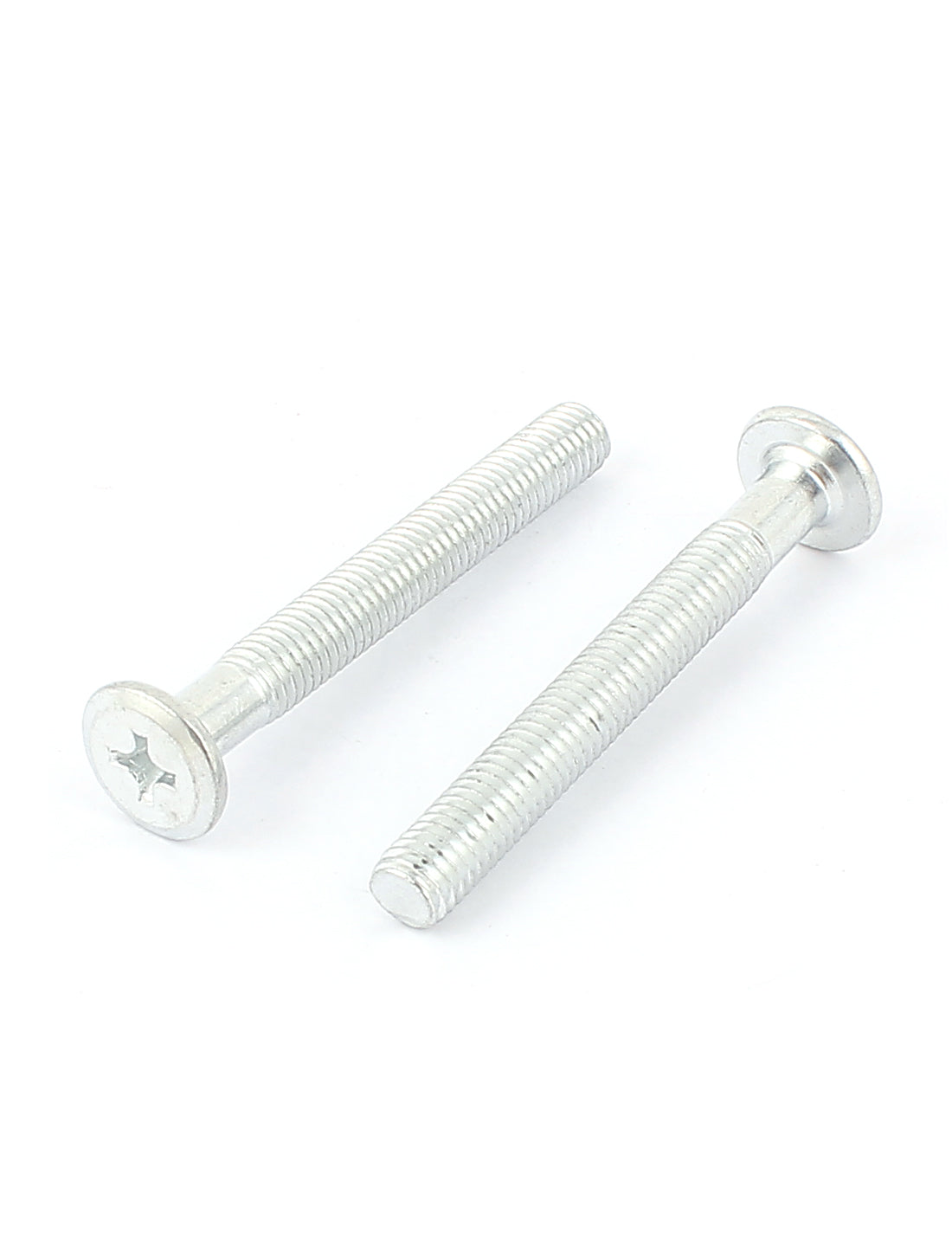 Harfington M8 x 65mm Male Thread Phillips Flat Head Countersunk Bolts Machine Screws 5 Pcs