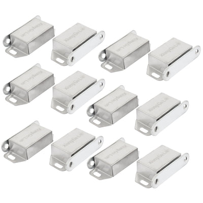 Harfington 12pcs Stainless Steel Door Cabinet Wardrobe Magnetic Catch Stopper Holder Latch