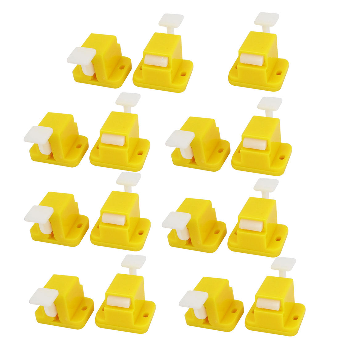 Harfington 15 Pcs Screw Mount Prototype Test Fixture Jig Yellow for PCB Board DIY
