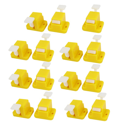 Harfington 15 Pcs Screw Mount Prototype Test Fixture Jig Yellow for PCB Board DIY
