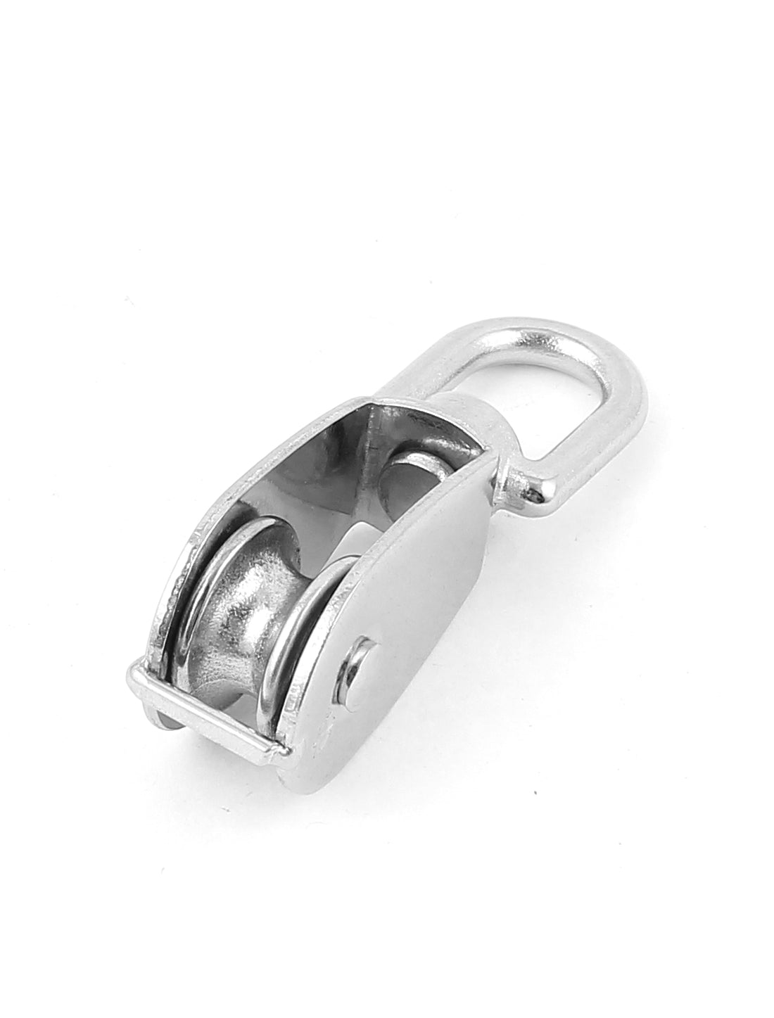 Harfington 0.2T Stainless Steel Single Sheave Rope Pulley Hoist Wheel Block Tackle Tool