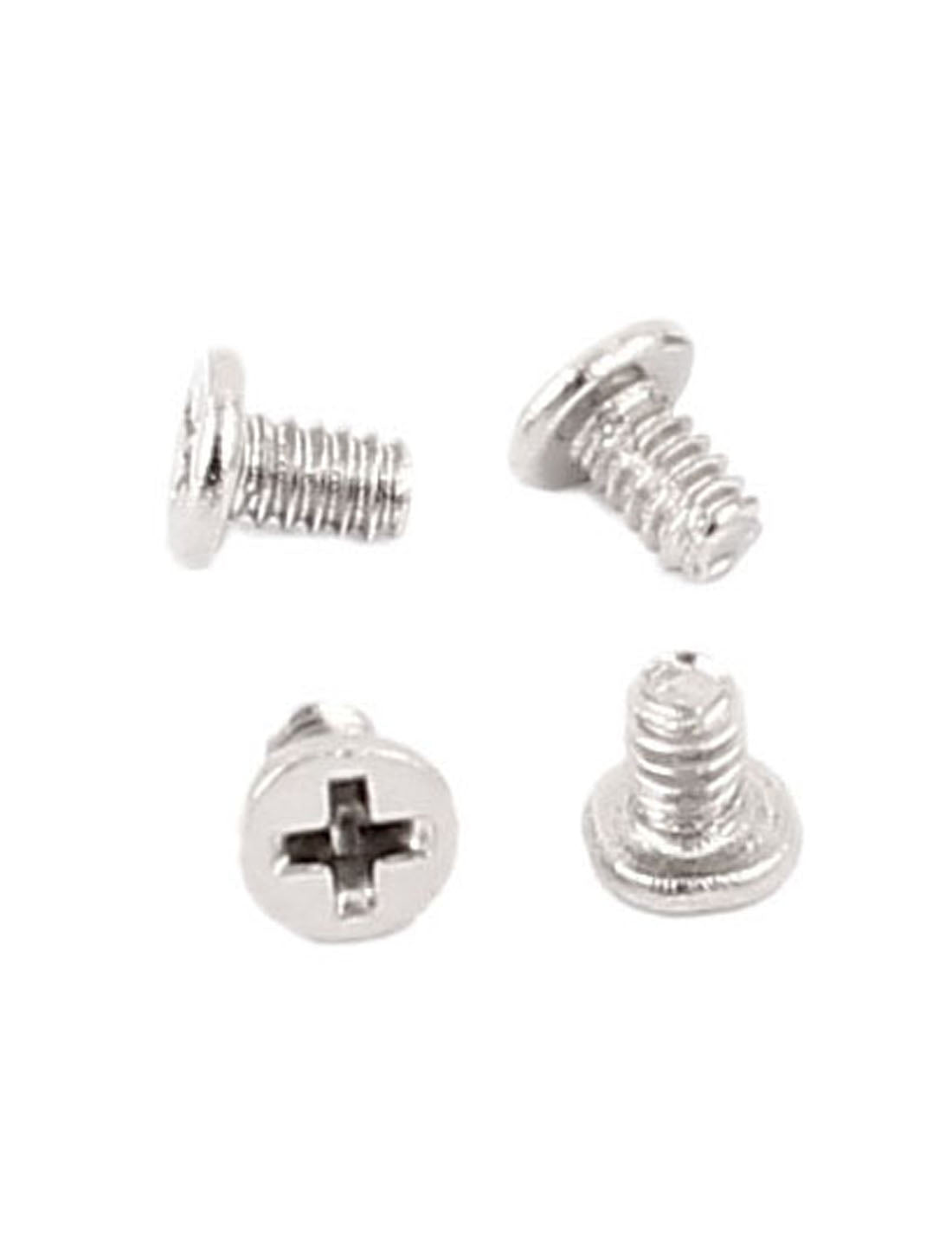 Harfington M1.4x2mm Thread Nickel Plated Countersunk Phillips Flat Head Screws 1000Pcs