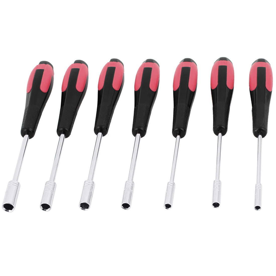 Harfington 3mm-6mm Hex Nut Socket Wrench Screwdriver Hand Tool Set 7 Pcs
