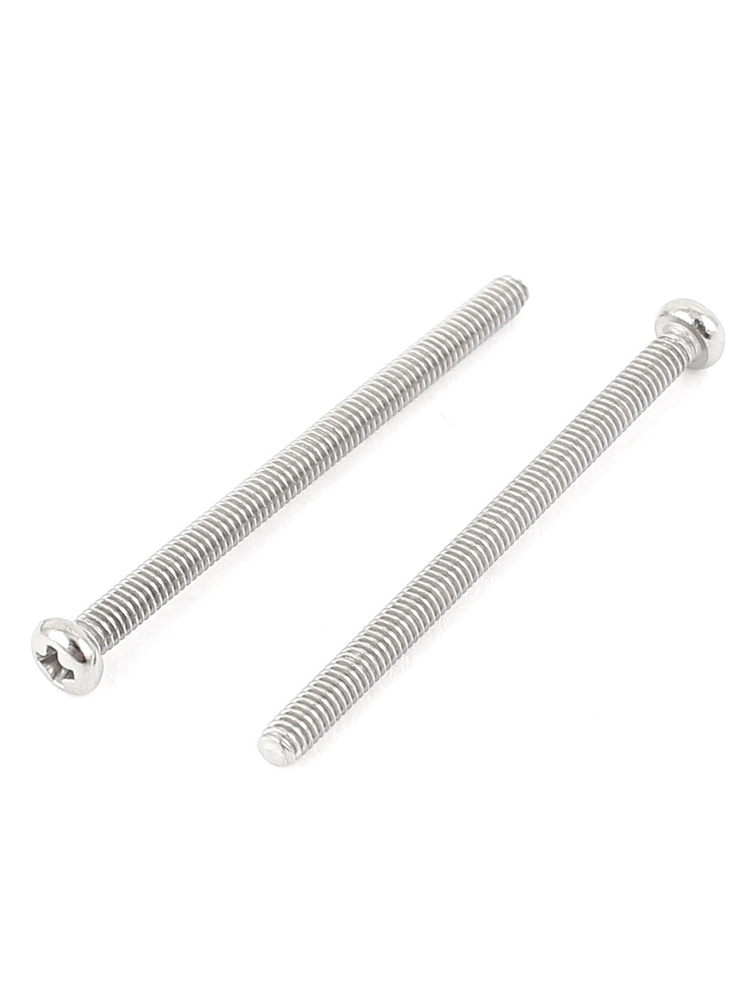 Harfington M2.5 x 35mm 304 Stainless Steel Crosshead Phillips Round Head Screws Bolt 60pcs