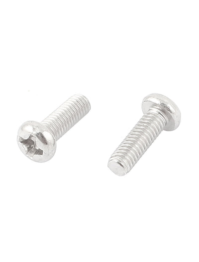 Harfington M3 x 9mm 304 Stainless Steel Crosshead Phillips Pan Head Screws Bolt 60pcs