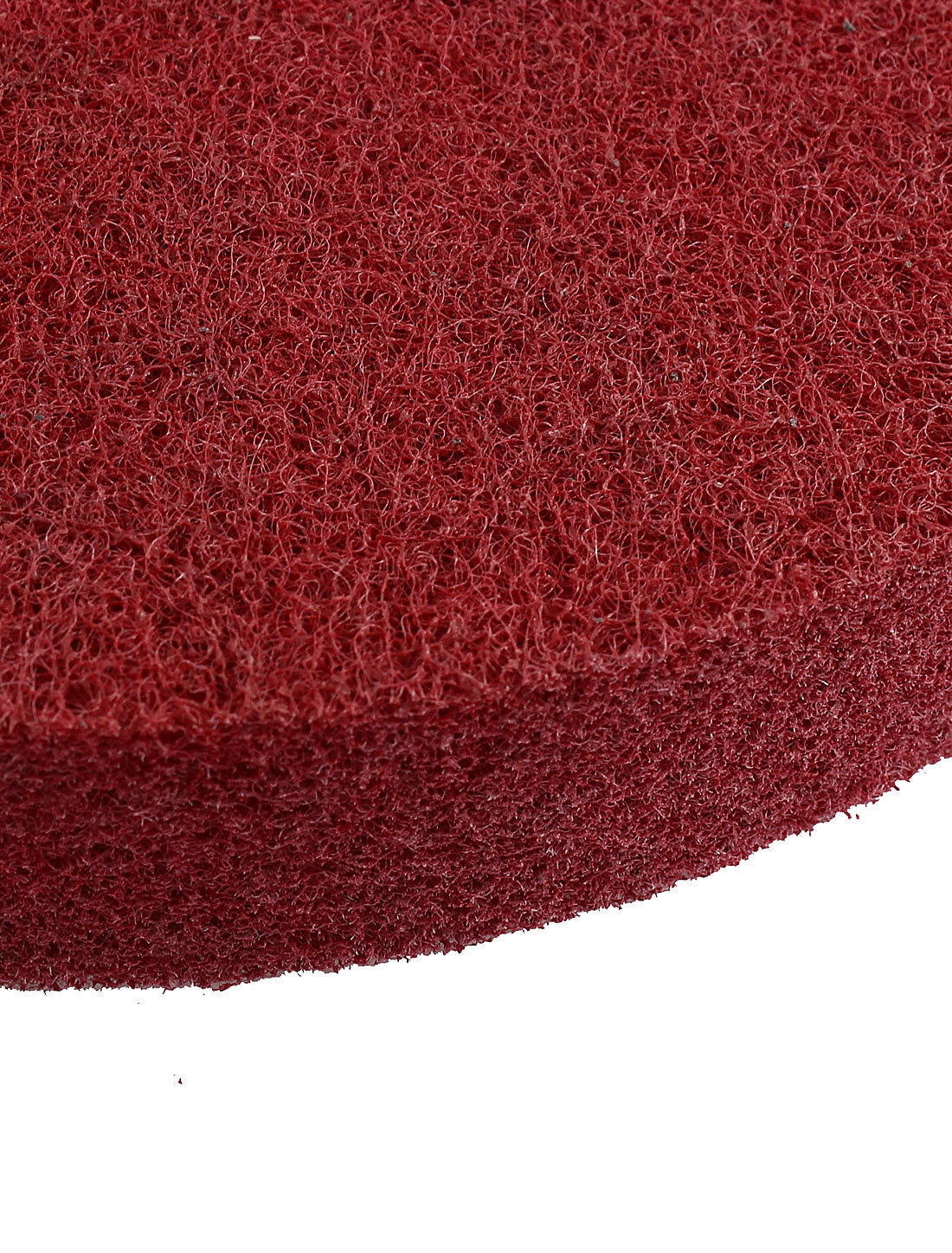 Harfington 18 Hole Dia 180 Grit Nylon Fiber Wheel Abrasive Polishing Buffing Dark Red