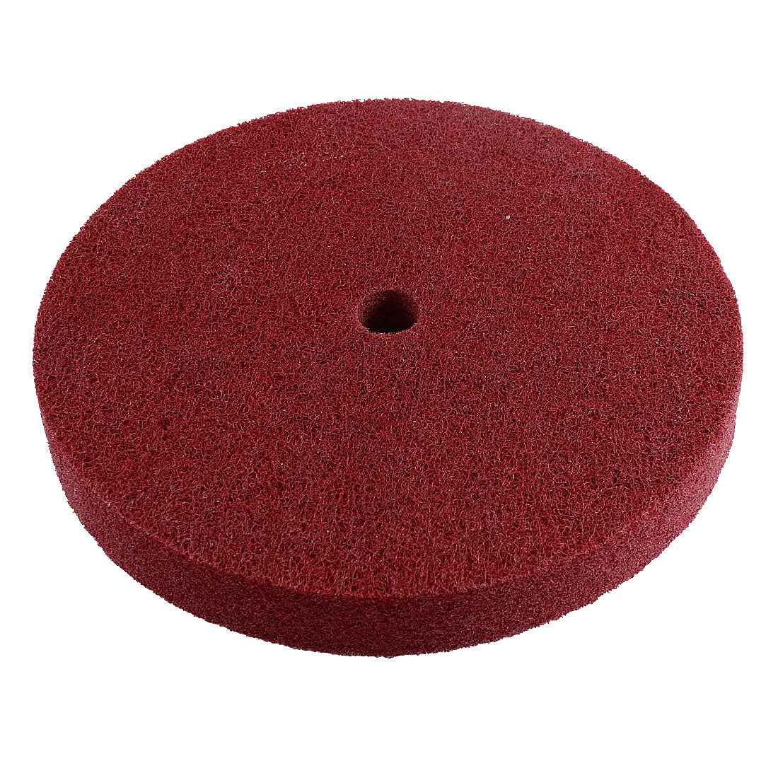 Harfington 18 Hole Dia 180 Grit Nylon Fiber Wheel Abrasive Polishing Buffing Dark Red