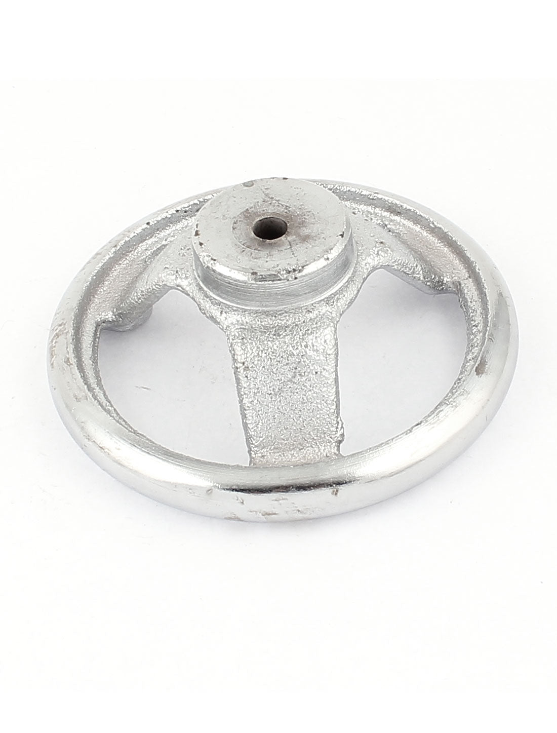 Harfington 100mm Dia Three Spoke Round Iron Hand Wheel Handwheel for Milling Machine Lathe