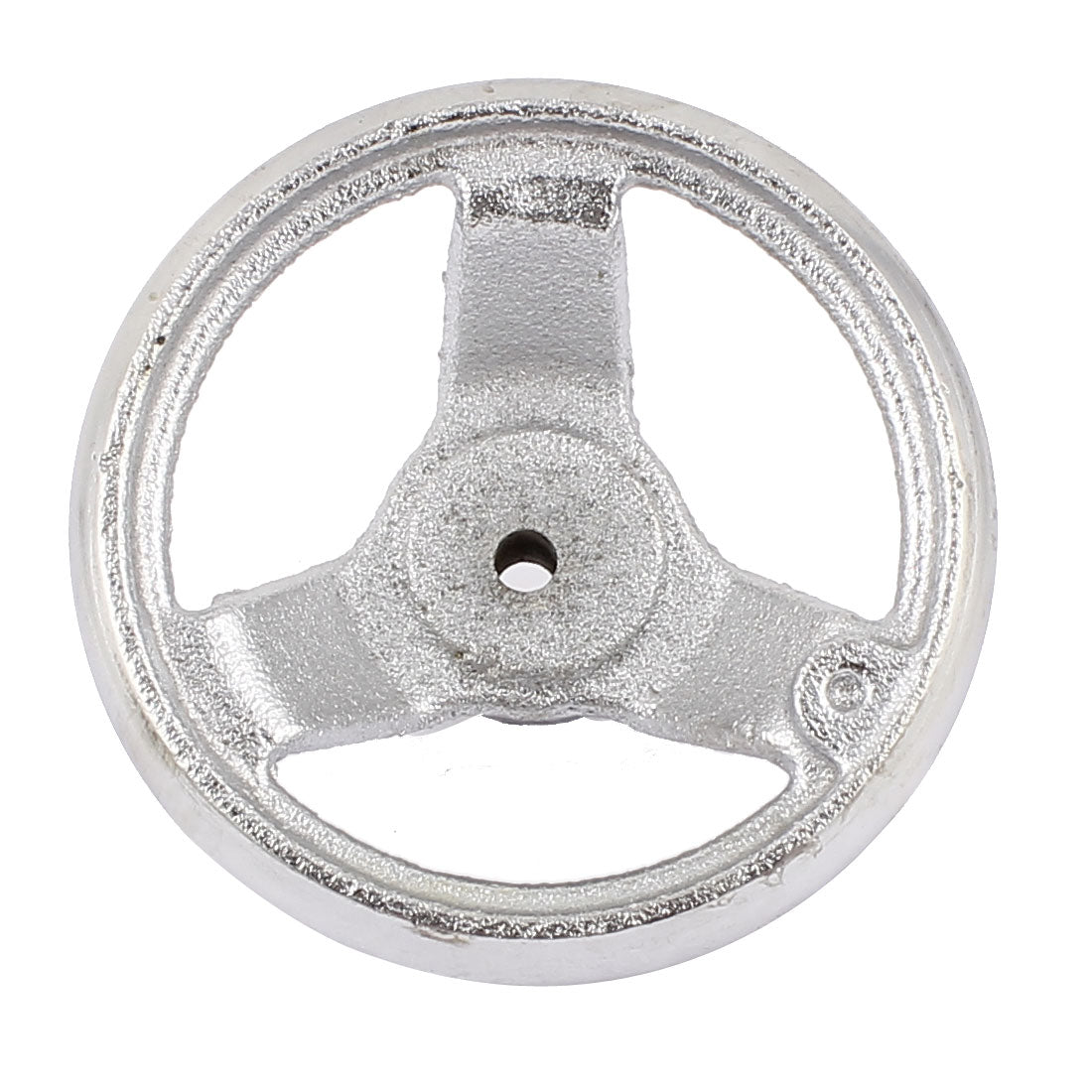 Harfington 100mm Dia Three Spoke Round Iron Hand Wheel Handwheel for Milling Machine Lathe