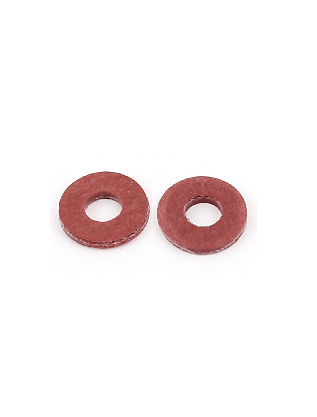 Harfington 100Pcs 3 x 8 x 1mm Fiber Motherboard Insulating Washers Red