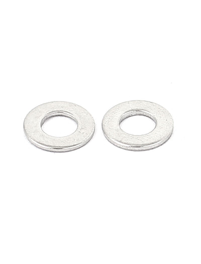 Harfington 100Pcs M3x6mmx0.5mm Stainless Steel Metric Round Flat Washer for Bolt Screw
