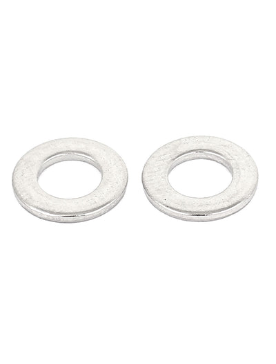 Harfington 100Pcs M5x10mmx1mm Stainless Steel Round Flat Washer