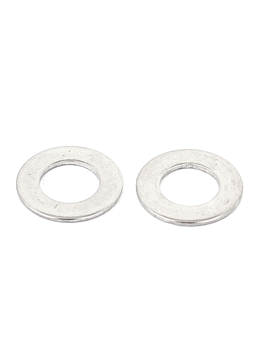 Harfington 100Pcs M5x10mmx0.5mm Stainless Steel Metric Round Flat Washer for Bolt Screw