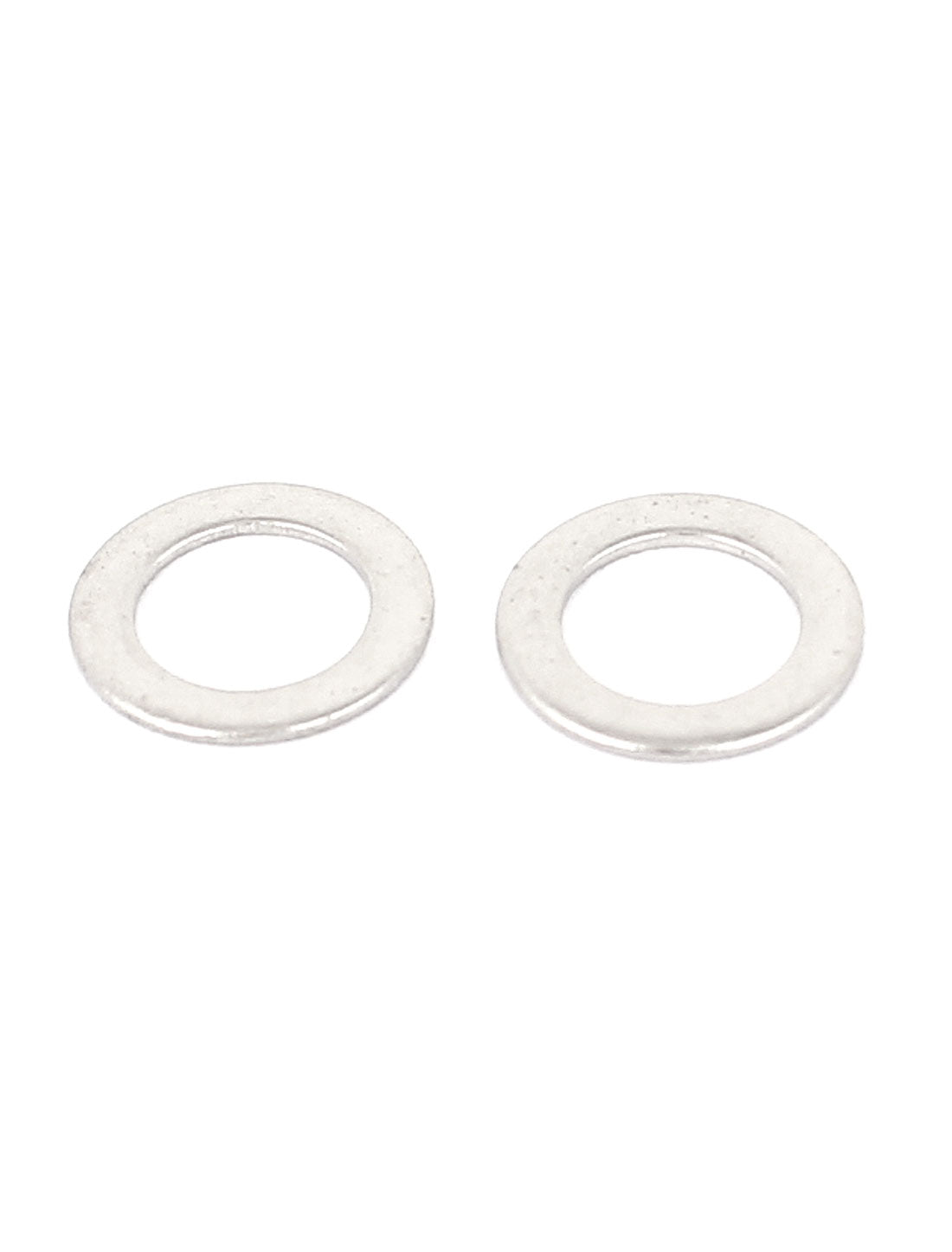 Harfington 100Pcs M6x10mmx0.5mm Stainless Steel Metric Round Flat Washer for Bolt Screw