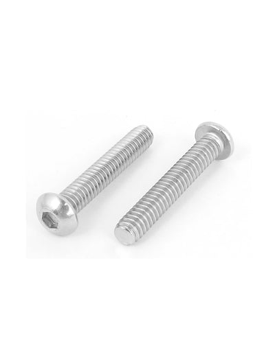 Harfington 15pcs 1/4"-20x1-1/2" Stainless Steel Hex Socket Button Head Bolts Screws