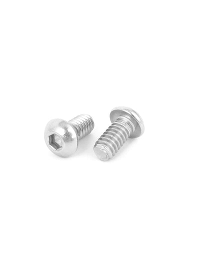 Harfington 50pcs 1/4"-20x1/2" Stainless Steel Hex Socket Button Head Bolts Screws