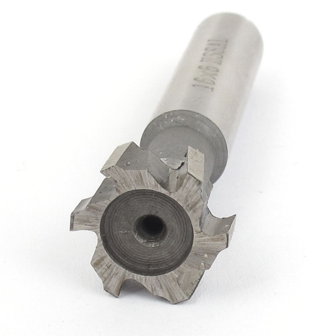 Harfington 16mm Cutting Dia 6mm Depth 6 Flutes HSS-AL T Slot End Mill Milling Cutter