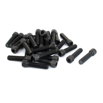 Harfington 5/16"-18x1-1/4" 12.9 Alloy Steel Hex Socket Head Cap Screws Bolts Black 40Pcs
