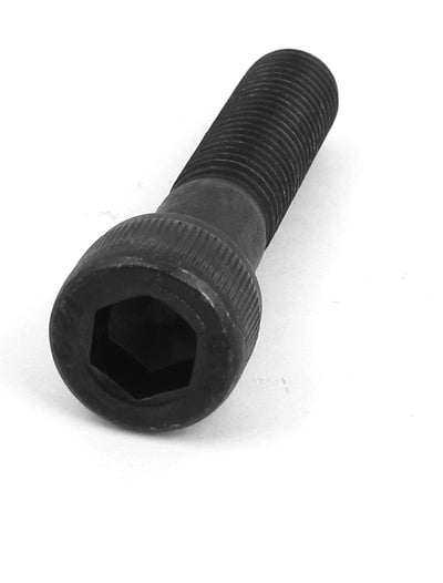 Harfington M10x50mm Metric 12.9 Alloy Steel Hex Socket Head Cap Screws Bolts Black 10Pcs