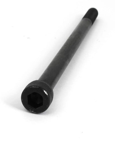 Harfington M10x180mm Metric 12.9 Alloy Steel Hex Socket Head Cap Screws Bolts Black 4Pcs