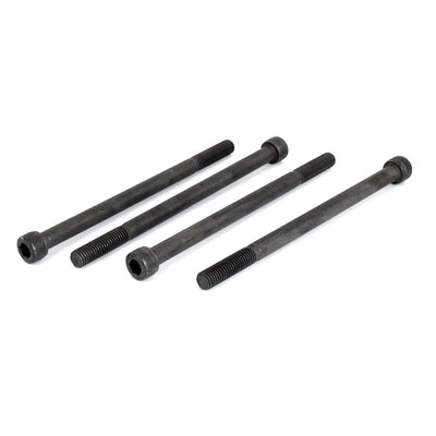 Harfington M10x160mm Metric 12.9 Alloy Steel Hex Socket Head Cap Screws Bolts Black 4Pcs