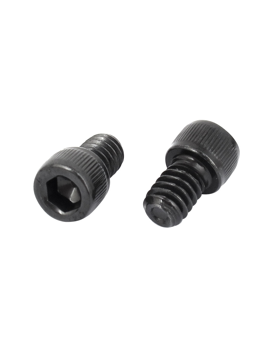 Harfington 100Pcs 1/4"-20x3/8" 12.9 Alloy Steel Black Hex Socket Head Cap Screws Bolts