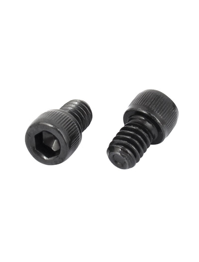 Harfington 100Pcs 1/4"-20x3/8" 12.9 Alloy Steel Black Hex Socket Head Cap Screws Bolts