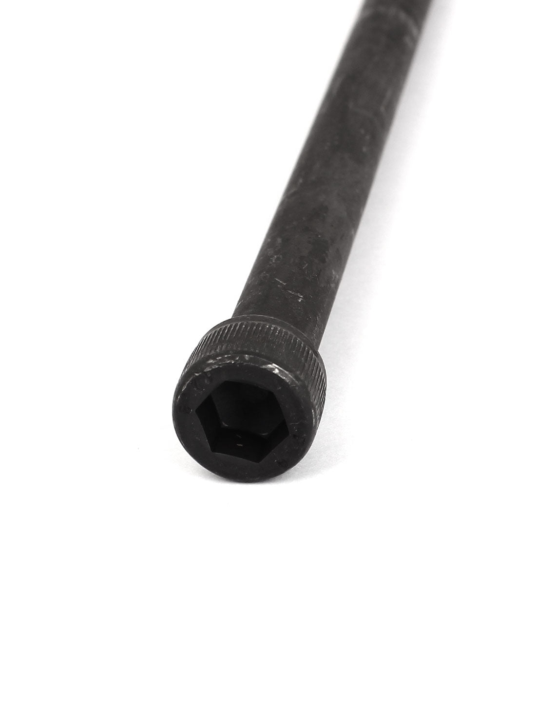 Harfington M12 x 200mm 12.9 Alloy Steel Hex Socket Head Cap Screw Bolt Black 2pcs