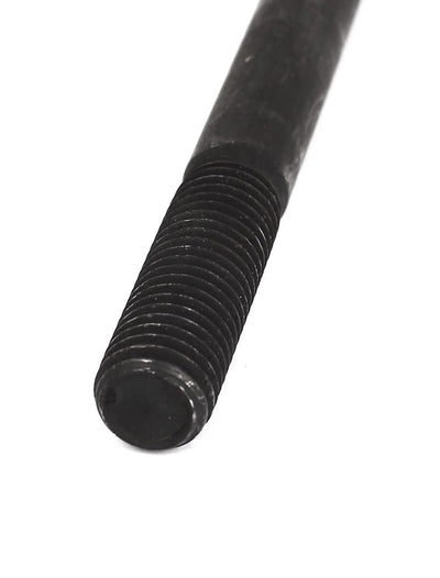 Harfington M12 x 200mm 12.9 Alloy Steel Hex Socket Head Cap Screw Bolt Black 2pcs