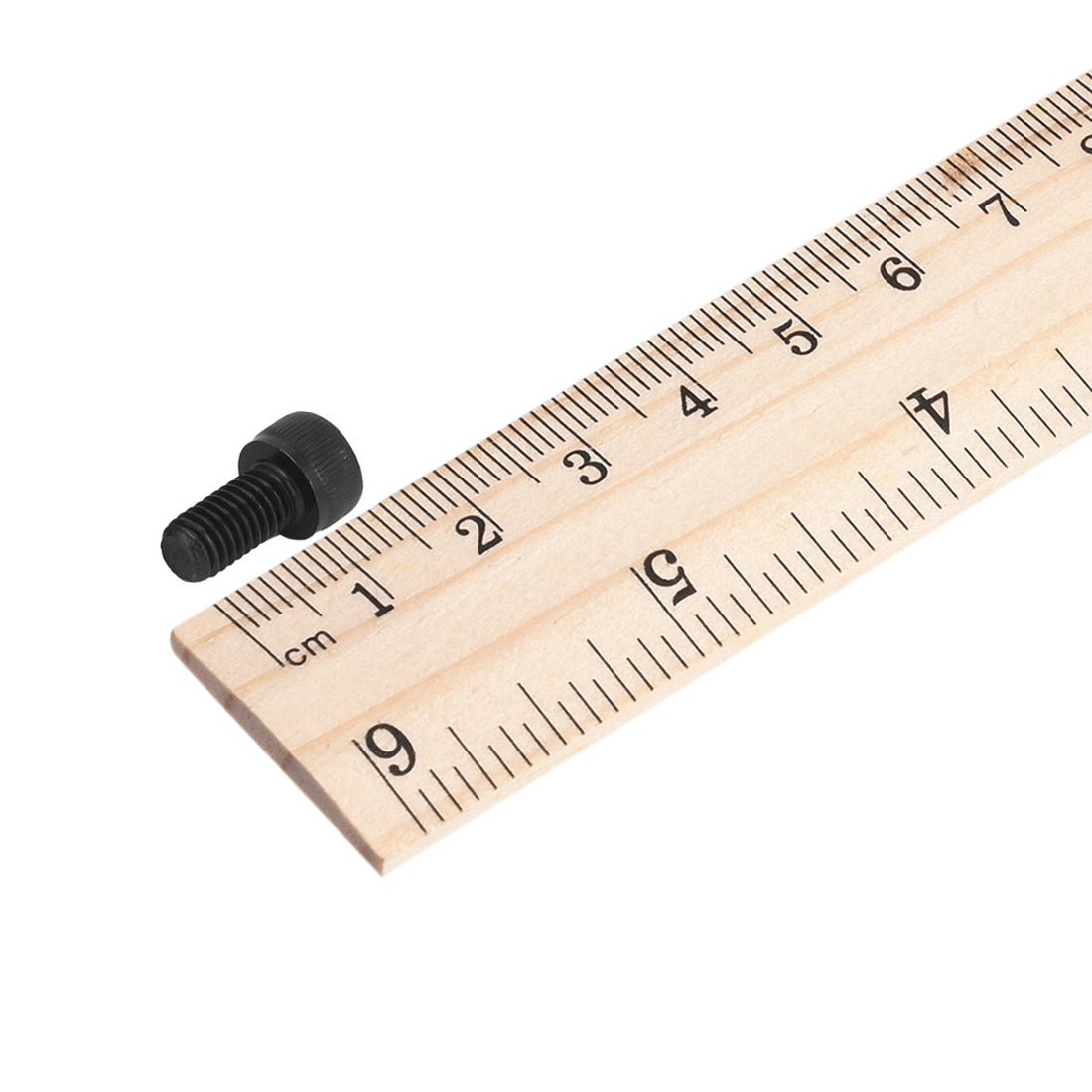 Harfington M5 x 10mm 12.9 Alloy Steel Machine Bolt Hex Socket Head Cap Screws Black 50pcs