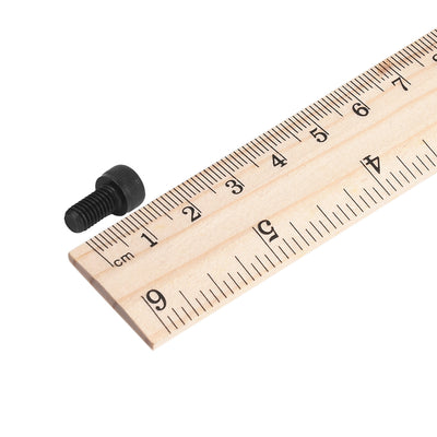 Harfington M5 x 10mm 12.9 Alloy Steel Machine Bolt Hex Socket Head Cap Screws Black 50pcs