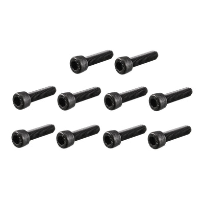 Harfington M5 x 20mm 12.9 Alloy Steel Machine Bolt Hex Socket Head Cap Screws Black 30pcs