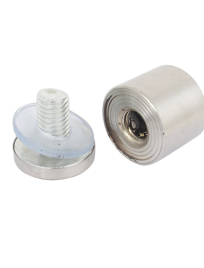 Harfington 25mm x 25mm Stainless Steel Advertising Frameless Glass Standoff Pins 20pcs