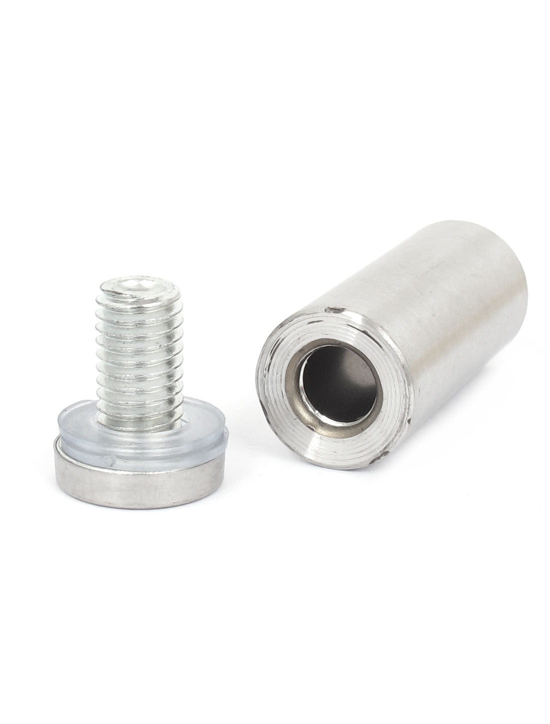 Harfington 19mm x 40mm Stainless Steel Advertising Frameless Glass Standoff Pins 20pcs