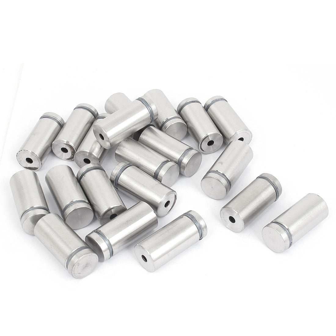 Harfington 19mm x 40mm Stainless Steel Advertising Frameless Glass Standoff Pins 20pcs