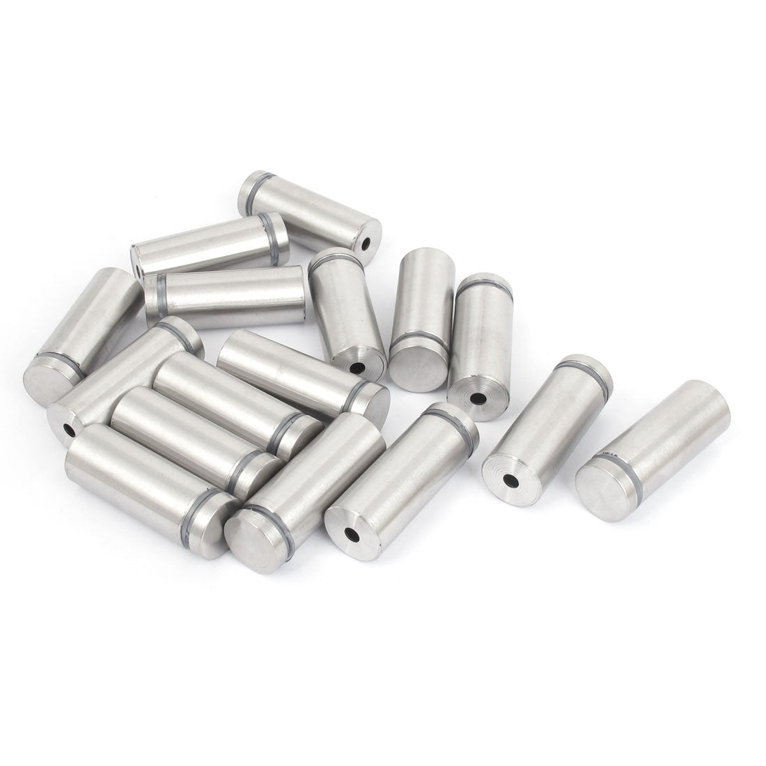 Harfington 19mm x 50mm Stainless Steel Advertising Frameless Glass Standoff Pins 16pcs