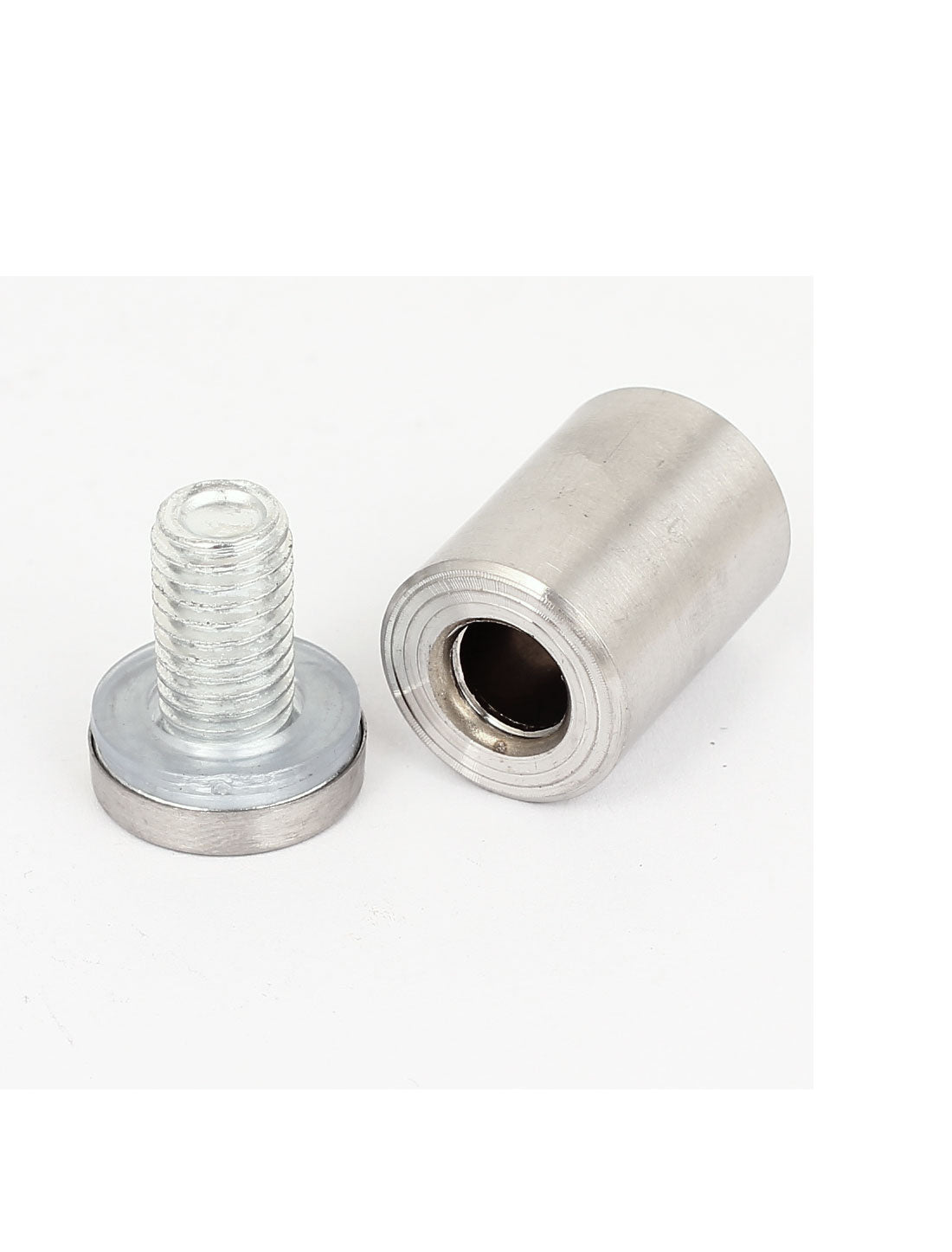 Harfington 19mm x 30mm Stainless Steel Advertising Frameless Glass Standoff Pins 12pcs