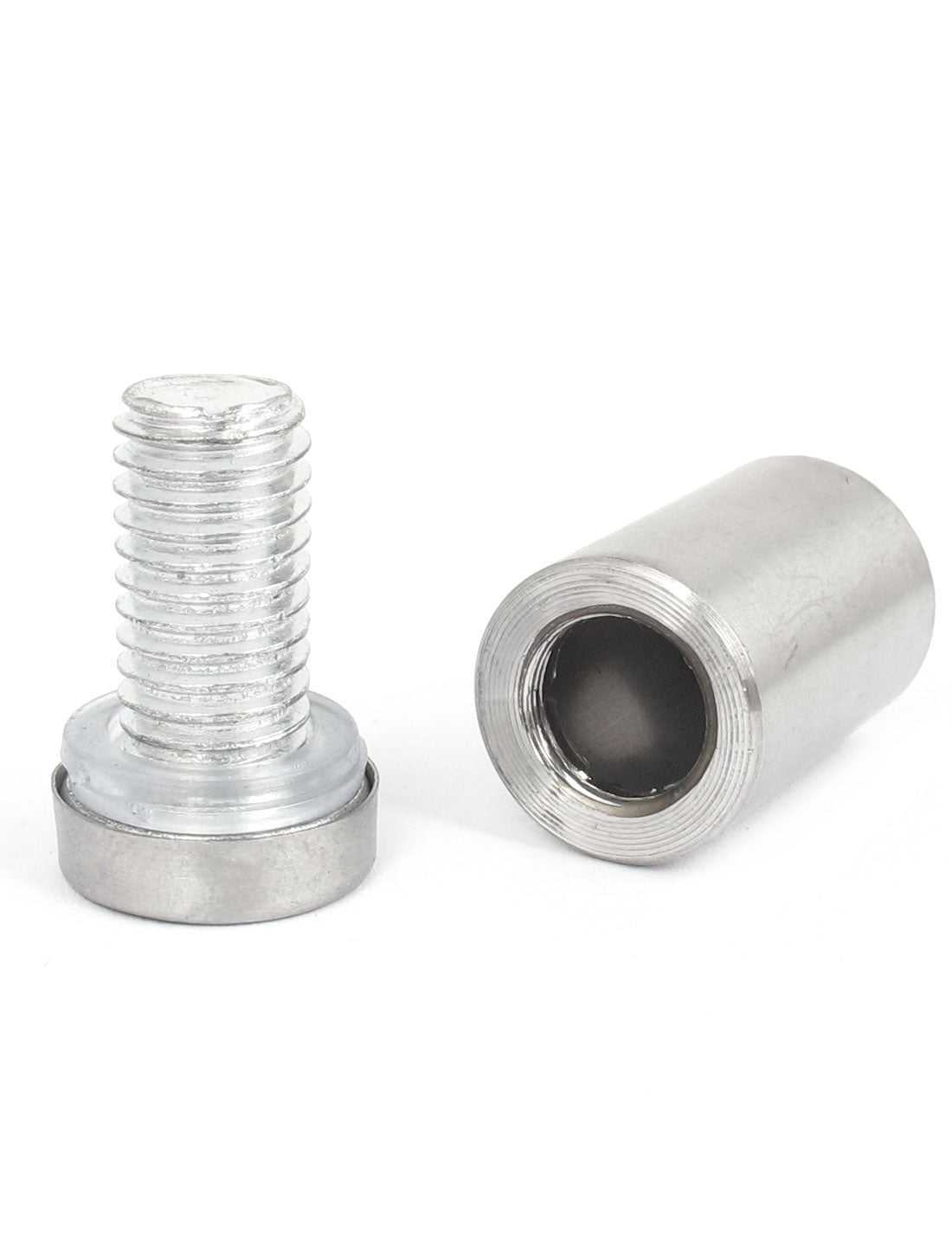 Harfington 16mm x 30mm Stainless Steel Advertising Frameless Glass Standoff Pins 16pcs