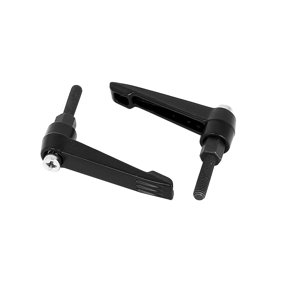 Harfington M5x20mm Thread 50mm Long Lever Lathe Machinery Adjustable Clamping Handle 2pcs