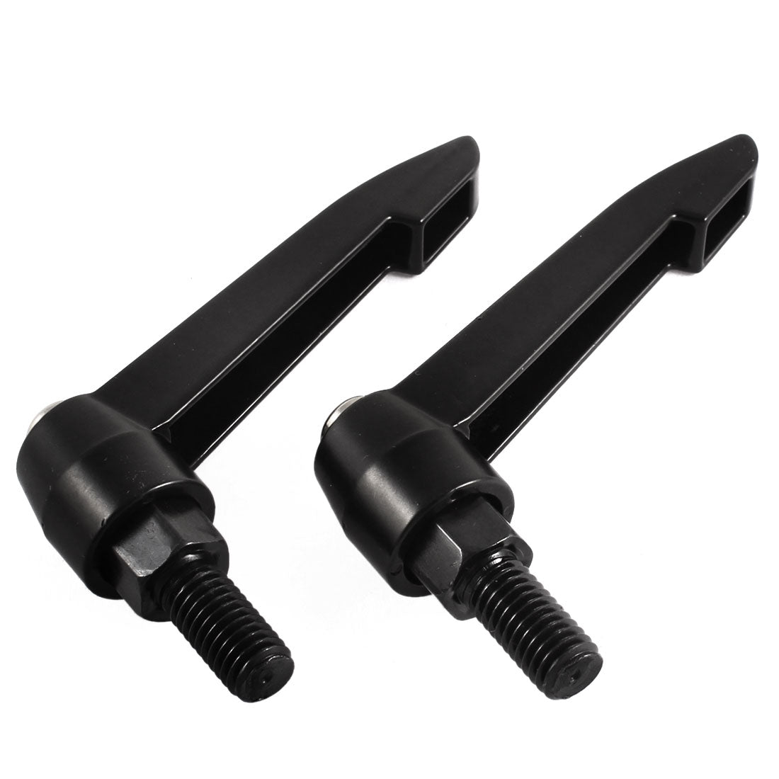 Harfington M10x20mm Thread 80mm Long Lever Lathe Machinery Adjustable Clamping Handle 2pcs