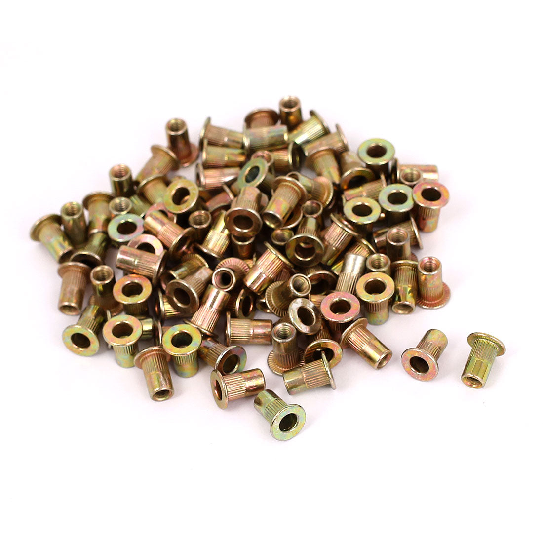 Harfington 100pcs M3x9mm Carbon Steel Countersunk Head Blind Rivet Nuts