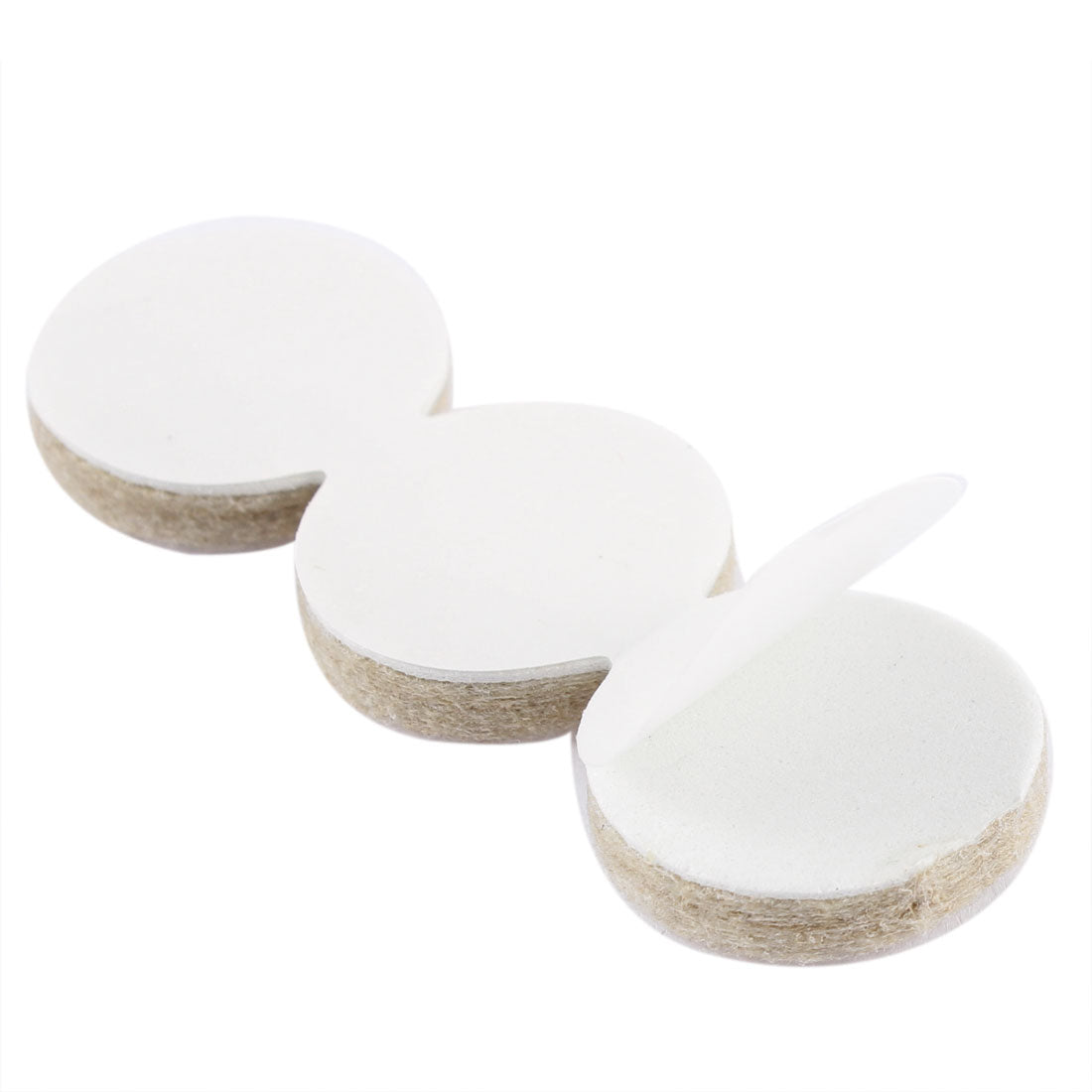 uxcell Uxcell 18 Pcs 25mm Dia Self Adhesive Furniture Floor Protector Felt Pad Cushion Gray