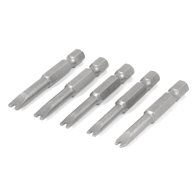 Harfington 50mm Length Magnetic Spanner Electric Screwdriver Bits Set 5 In 1