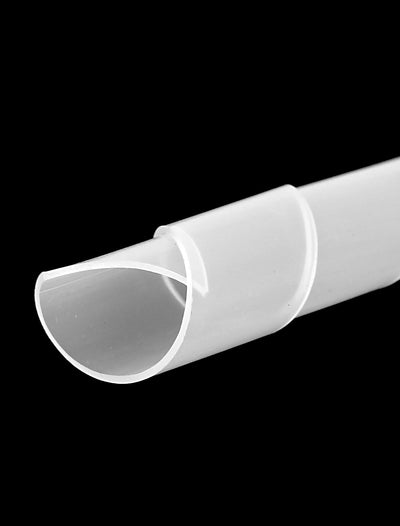 Harfington 16mm Dia Clear White Plastic Spiral Wrapping Band Cable Wire Tidy Wrap Manager 12.5Ft 3.8m Long
