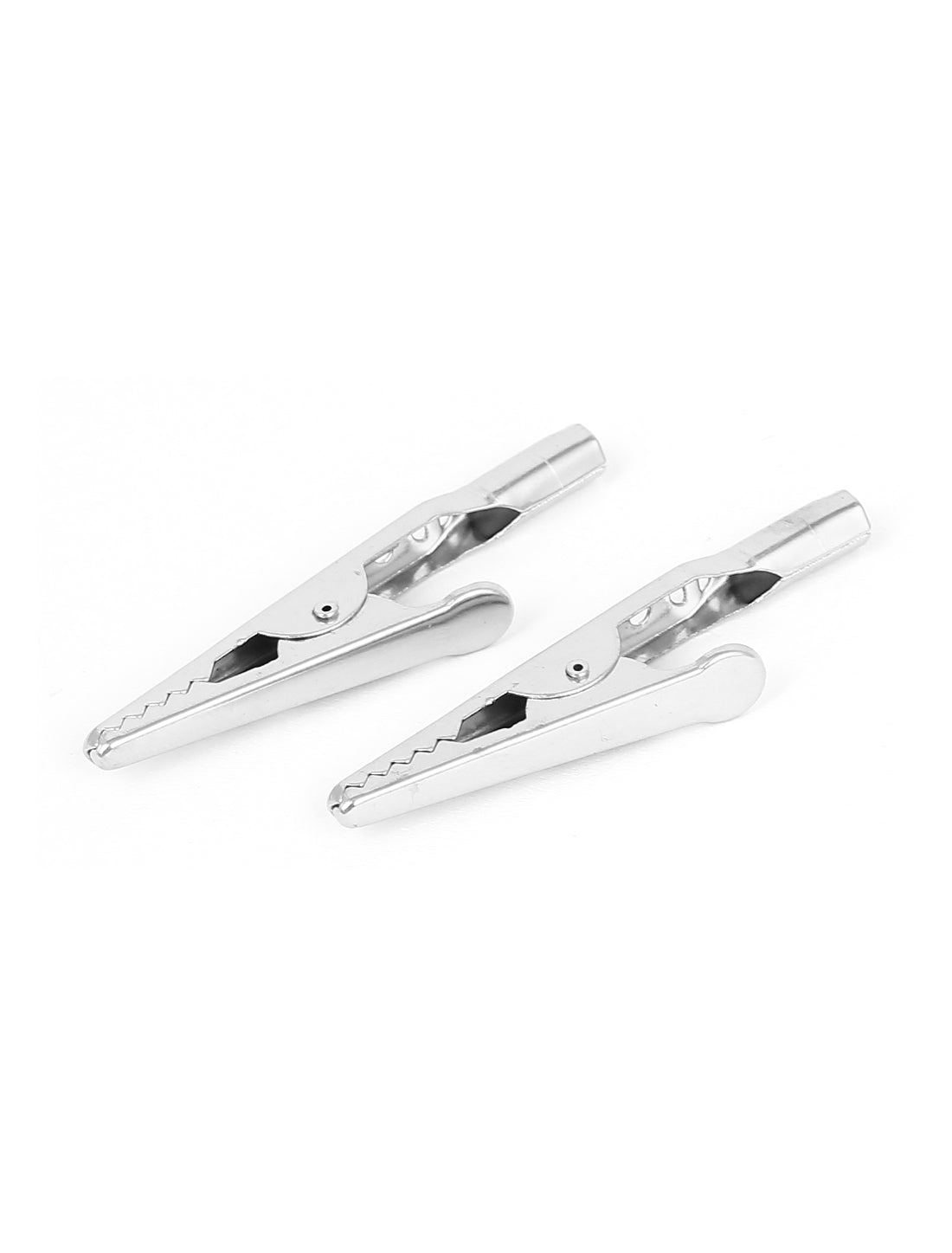 Harfington 145pcs Silver Tone Metal Alligator Clip Electric Test Crocodile Clamps