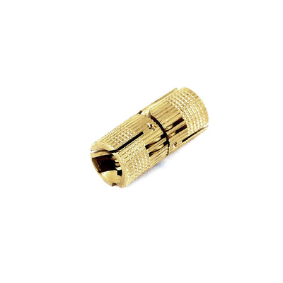 Harfington 14mm Dia Cylinder Brass Cabinet Window Drawer Door Blind Hinge Gold Tone