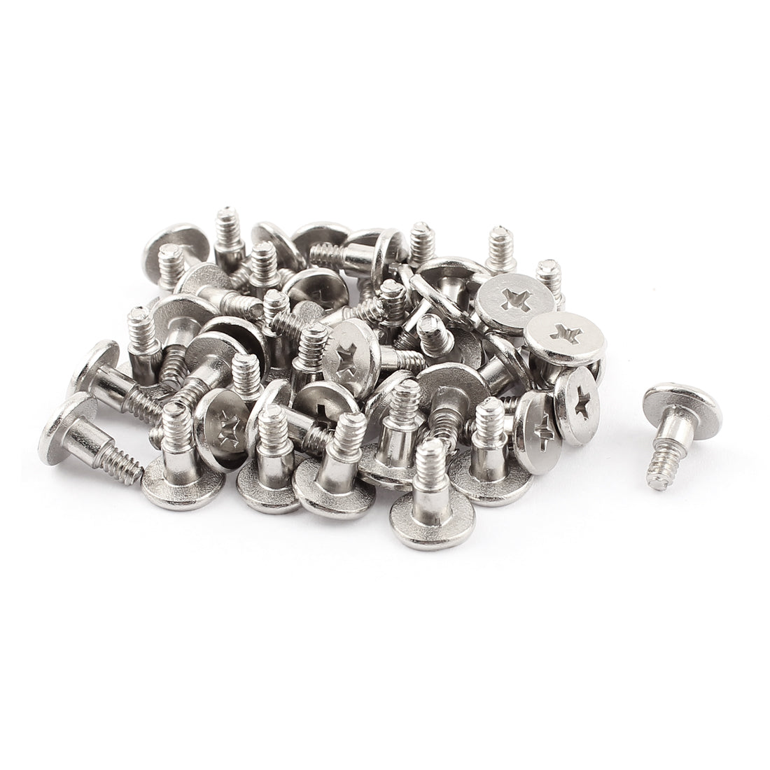 Harfington Laptop Computer Shockproof Phillips Flat Head Bolts HDD Hard Drive Screws 50pcs