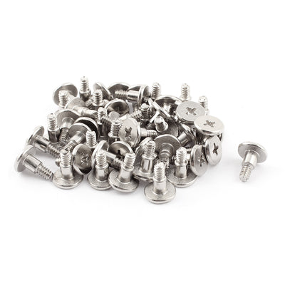 Harfington Laptop Computer Shockproof Phillips Flat Head Bolts HDD Hard Drive Screws 50pcs