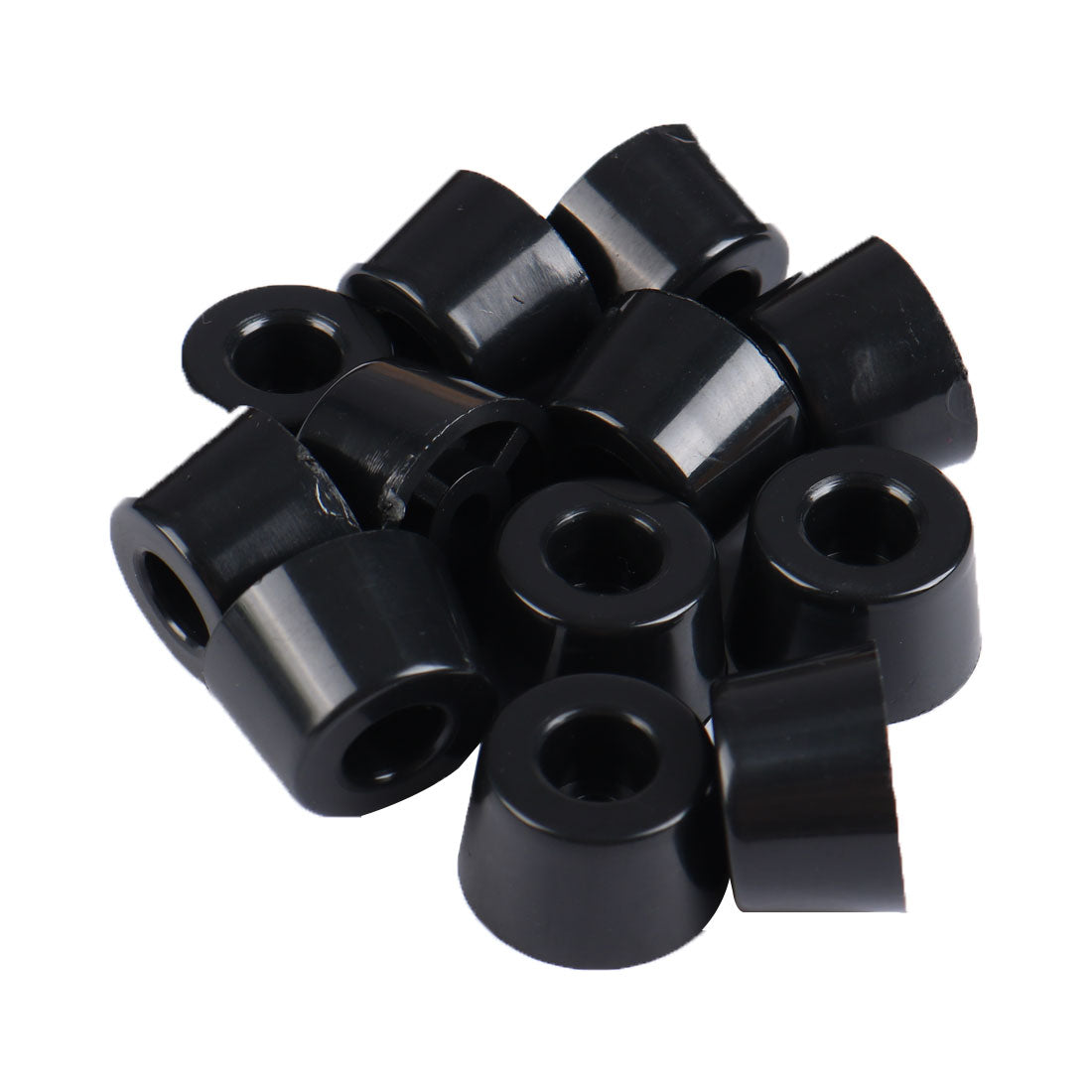 Harfington 12pcs Rubber Feet Bumpers Furniture Table Amplifier Speaker Cabinet Leg Pads, D20x18xH12mm