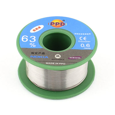 Harfington 0.6mm 63/37 Tin Lead Welding Soldering Solder Wire Rosin Core Reel Roll